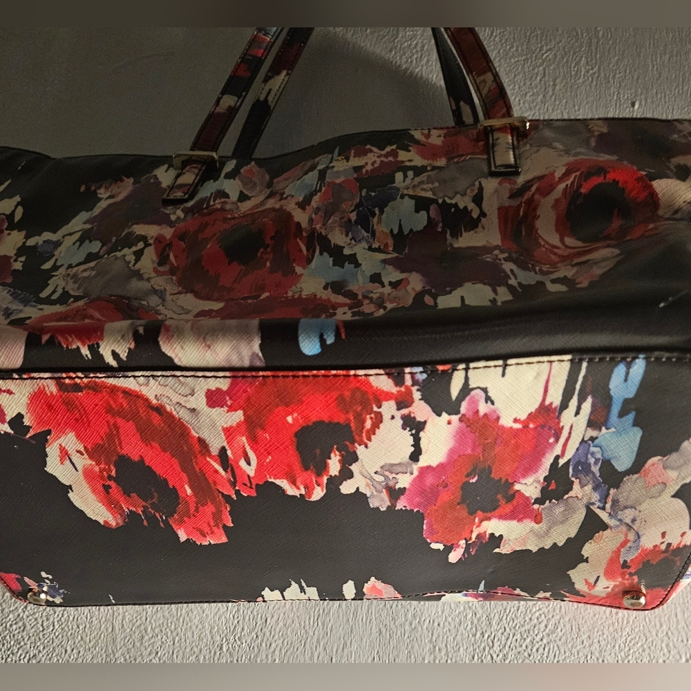KATE SPADE Black Watercolor Large Tote Travel Bag - LAST CHANCE - Picture 4 of 9
